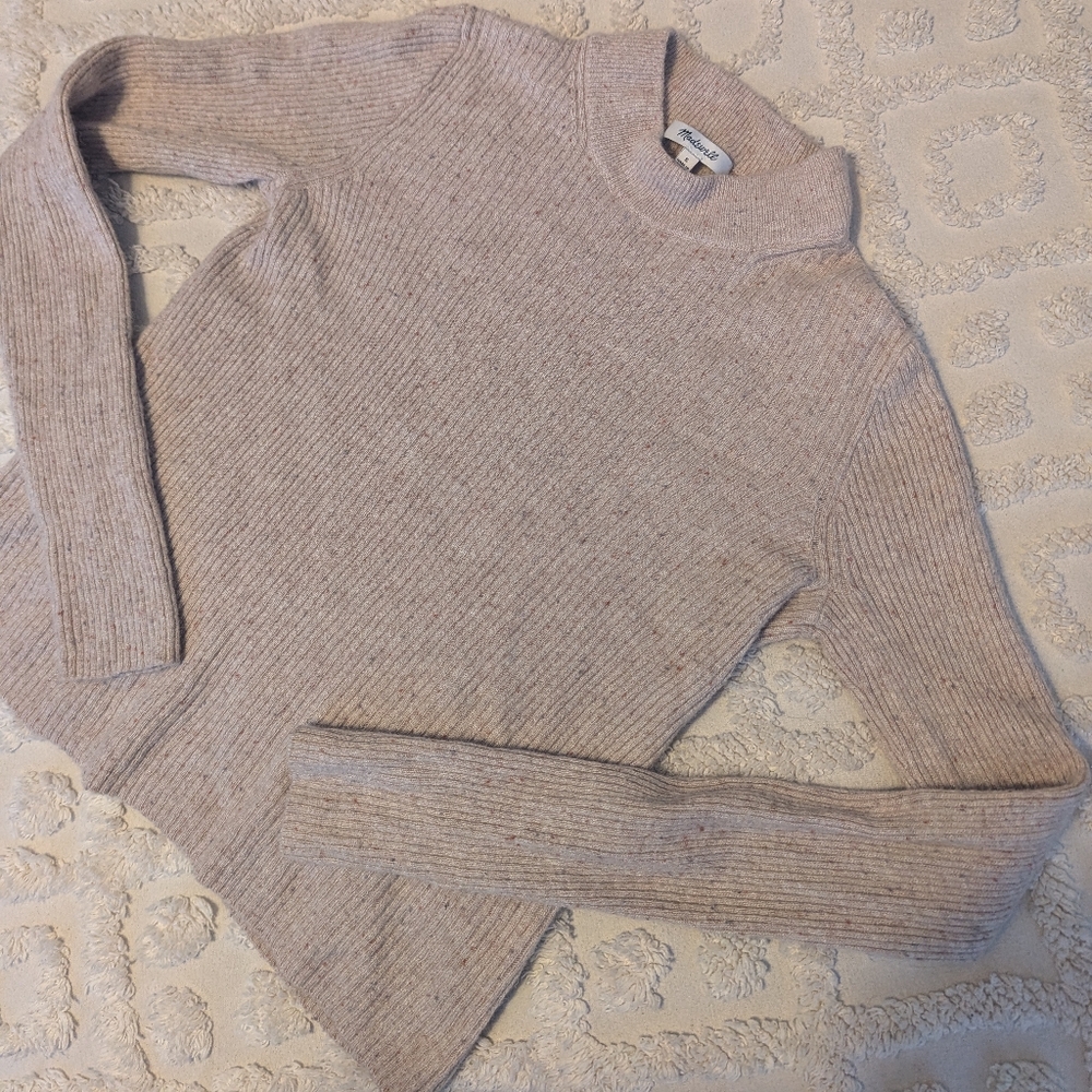 Madewell Merino Blend Mock Neck Sweater
